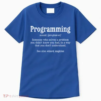 Funny Programmer Definition Debugger Computer Programmer Cute Gift Tall T-Shirt