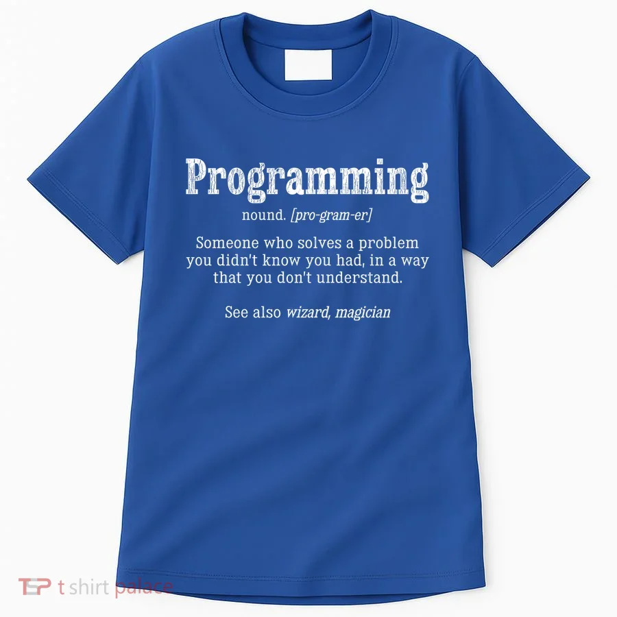 Funny Programmer Definition Debugger Computer Programmer Cute Gift Tall T-Shirt