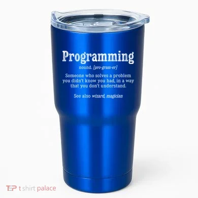 Funny Programmer Definition Debugger Computer Programmer Cute Gift Tumbler