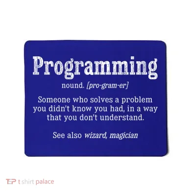 Funny Programmer Definition Debugger Computer Programmer Cute Gift Mousepad