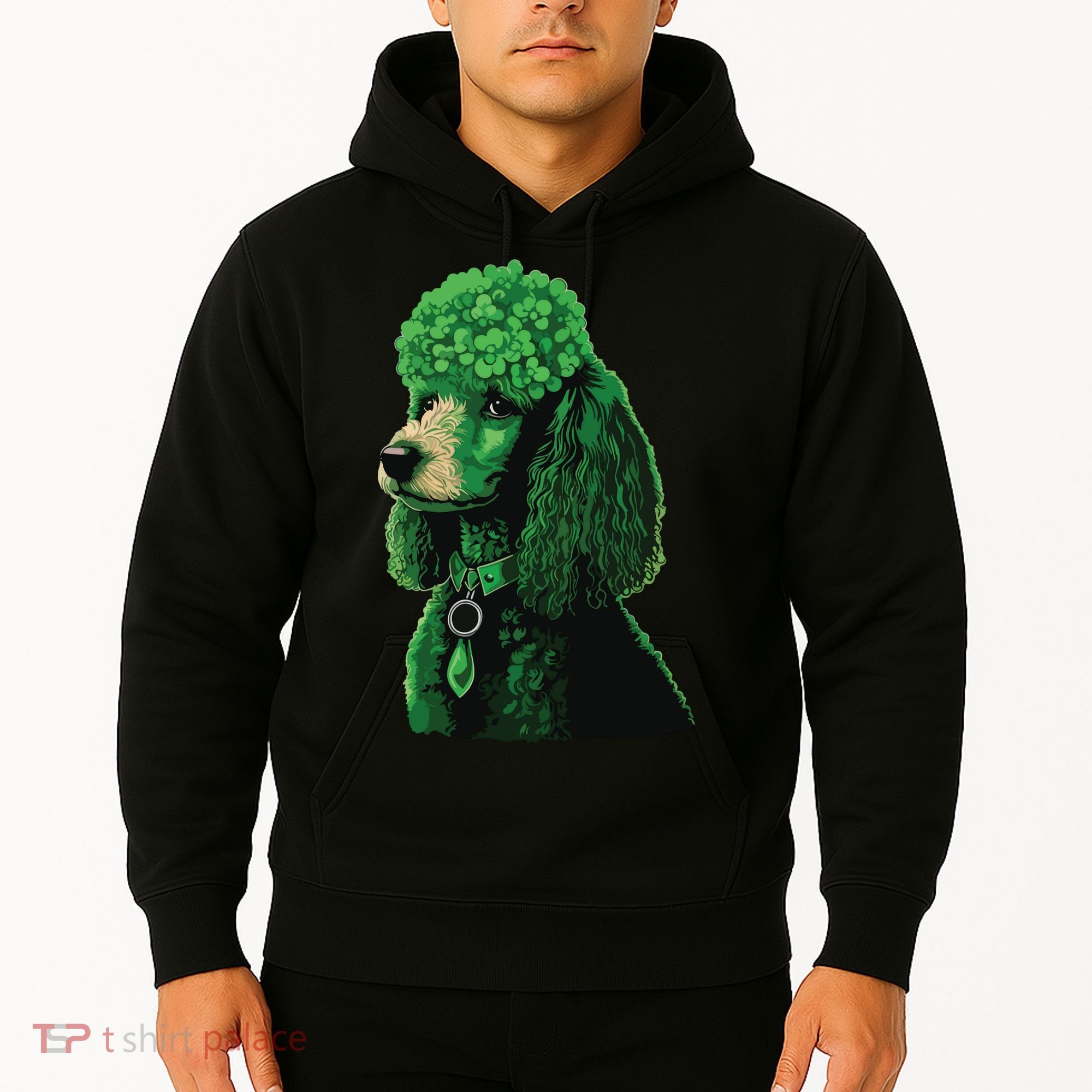 Funny Poodle Dog Miniature Poodle Toy Poodle St Patricks Hoodie