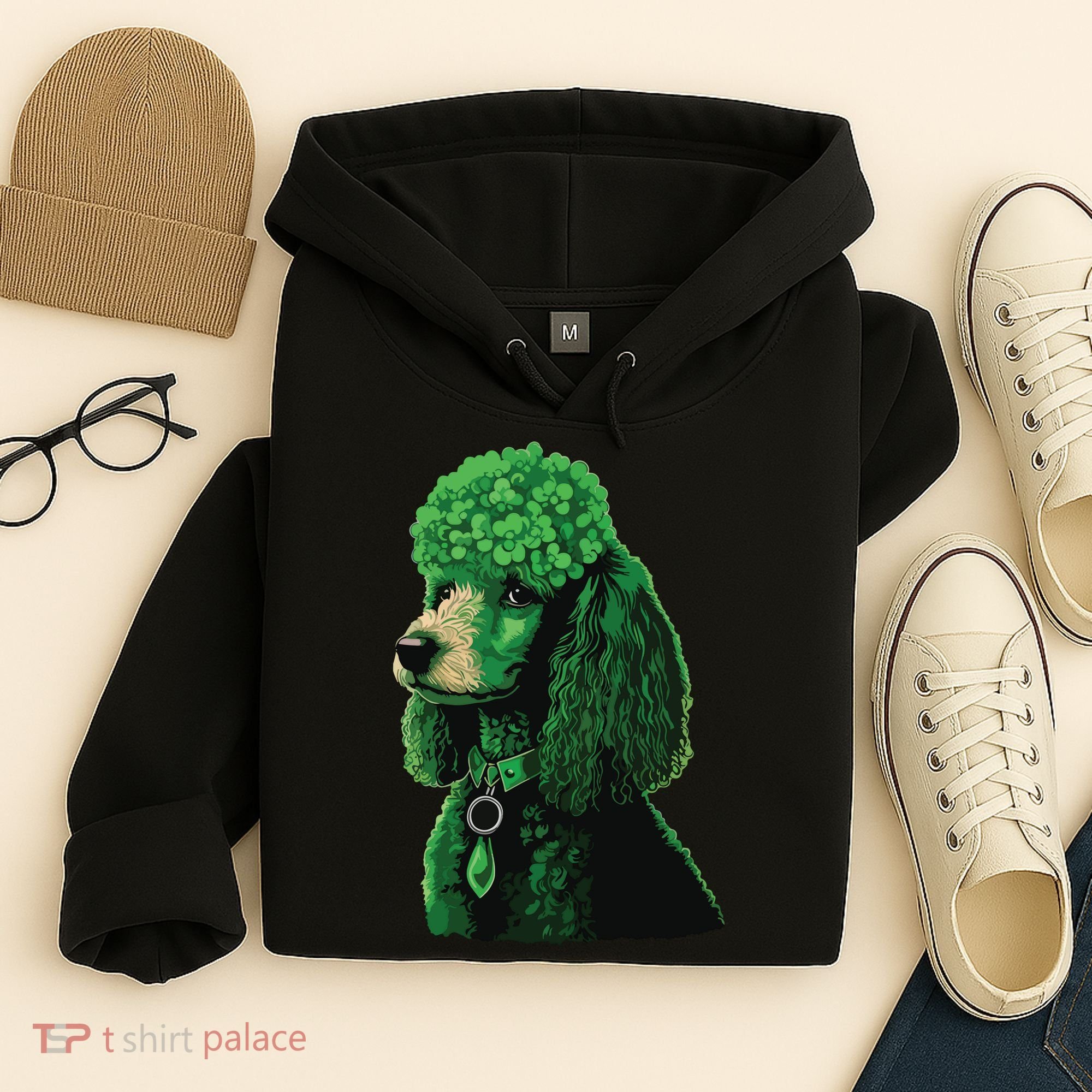 Funny Poodle Dog Miniature Poodle Toy Poodle St Patricks Hoodie