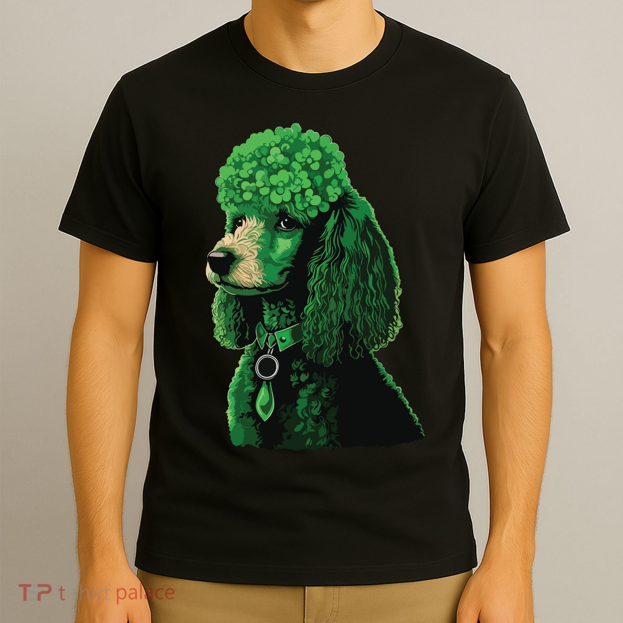 Funny Poodle Dog Miniature Poodle Toy Poodle St Patricks T-Shirt