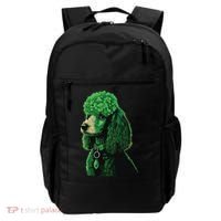 Funny Poodle Dog Miniature Poodle Toy Poodle St Patricks Backpack thumb 0