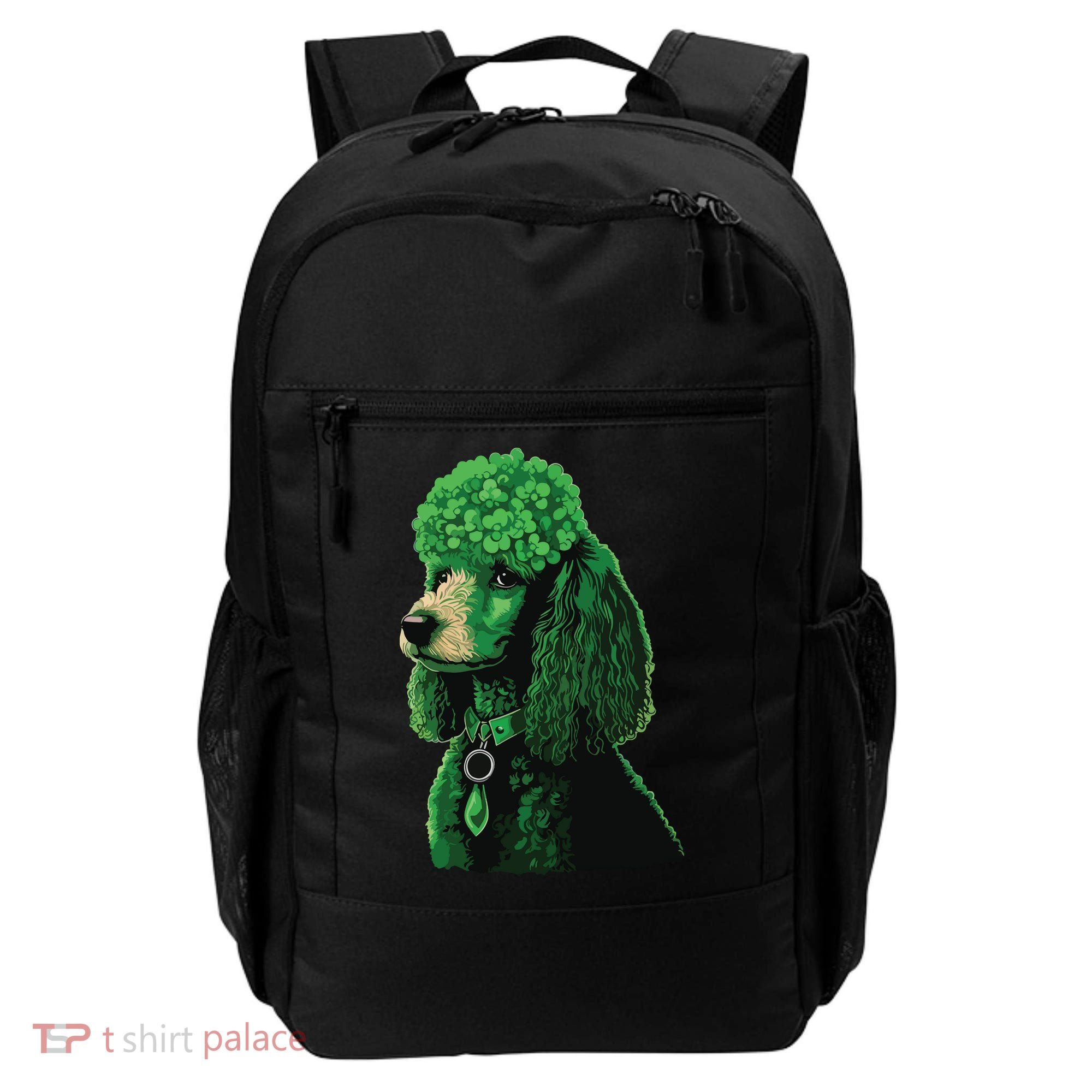 Funny Poodle Dog Miniature Poodle Toy Poodle St Patricks Backpack