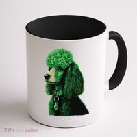 Funny Poodle Dog Miniature Poodle Toy Poodle St Patricks Coffee Mug thumb 1