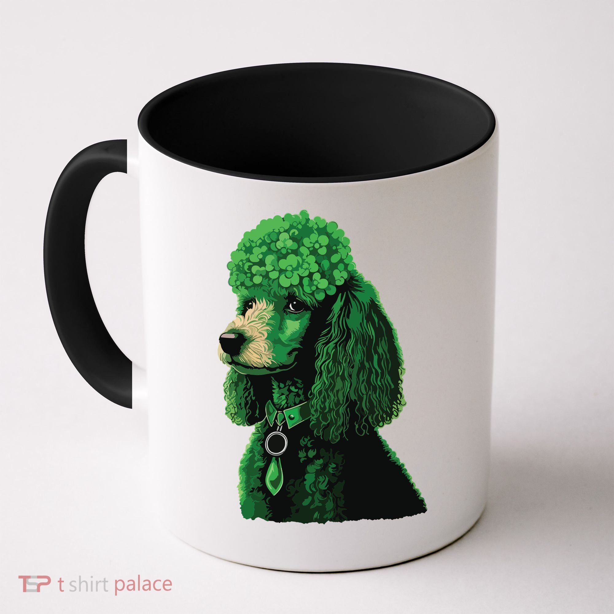 Funny Poodle Dog Miniature Poodle Toy Poodle St Patricks Coffee Mug