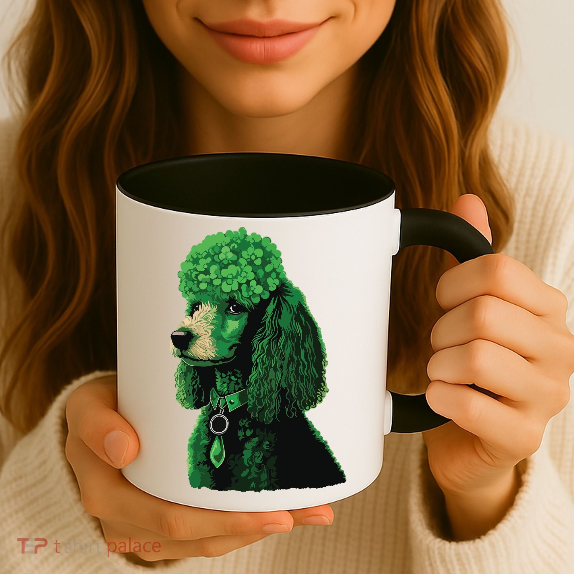 Funny Poodle Dog Miniature Poodle Toy Poodle St Patricks Coffee Mug