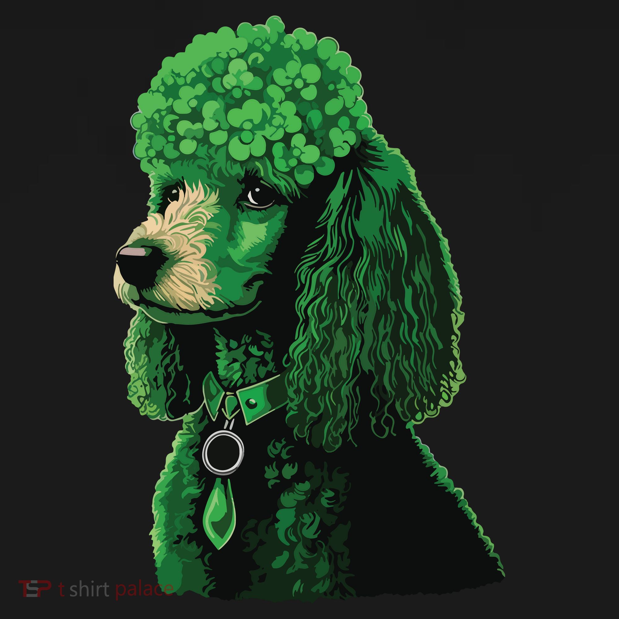 Funny Poodle Dog Miniature Poodle Toy Poodle St Patricks Mousepad