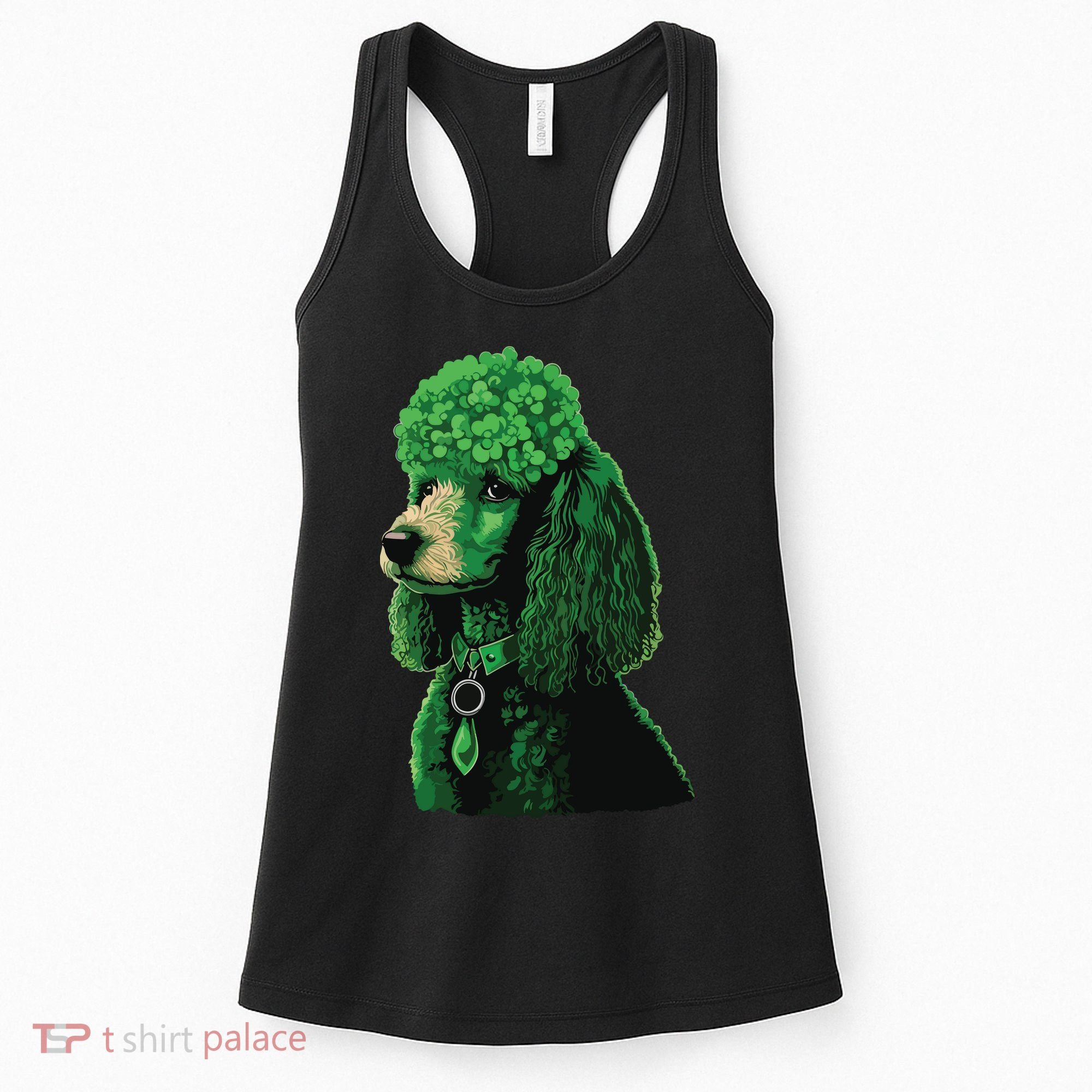 Funny Poodle Dog Miniature Poodle Toy Poodle St Patricks Women's Tank Top