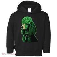 Funny Poodle Dog Miniature Poodle Toy Poodle St Patricks Toddler Hoodie thumb 0