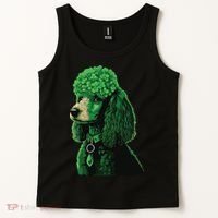Funny Poodle Dog Miniature Poodle Toy Poodle St Patricks Tank Top thumb 2