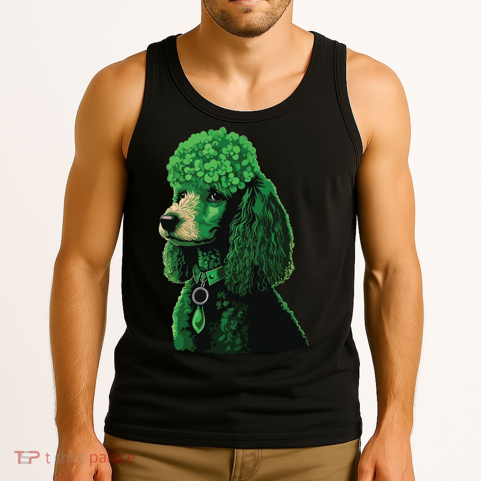 Funny Poodle Dog Miniature Poodle Toy Poodle St Patricks Tank Top