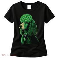 Funny Poodle Dog Miniature Poodle Toy Poodle St Patricks Women's T-Shirt thumb 0