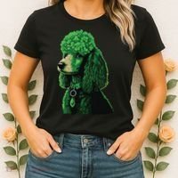 Funny Poodle Dog Miniature Poodle Toy Poodle St Patricks Women's T-Shirt thumb 2