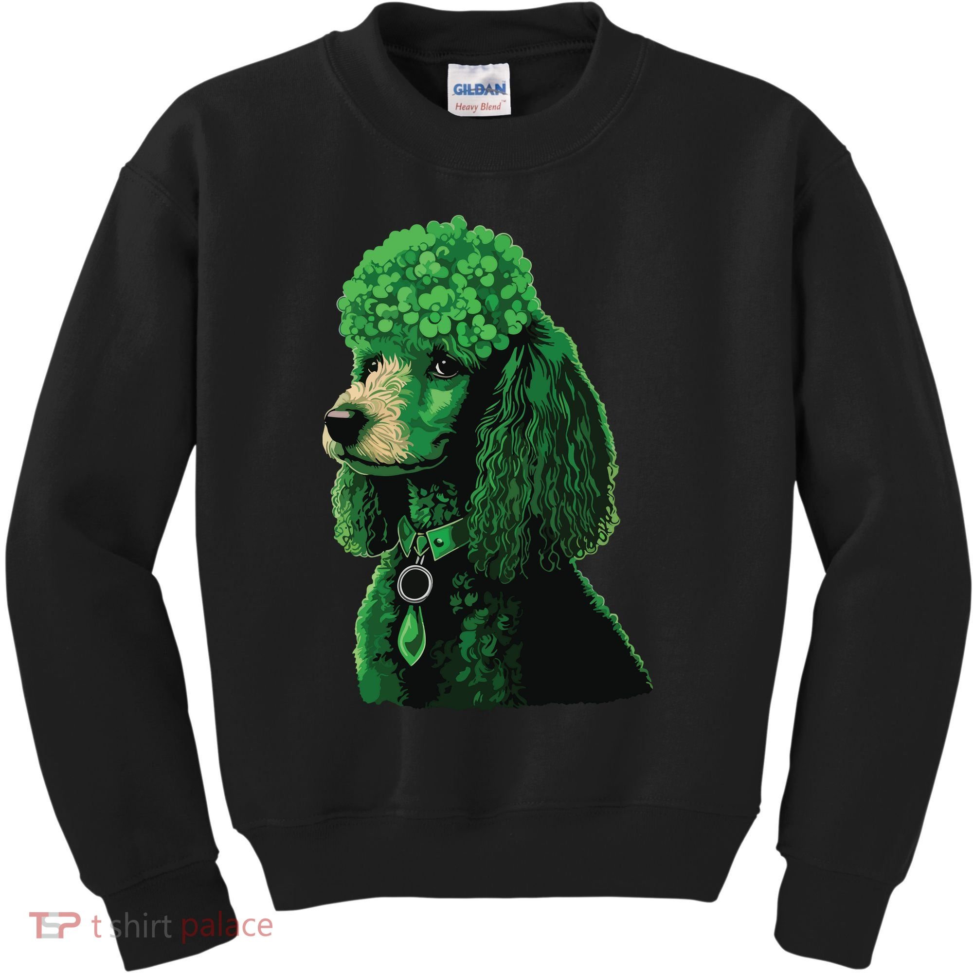 Funny Poodle Dog Miniature Poodle Toy Poodle St Patricks Kids Sweatshirt