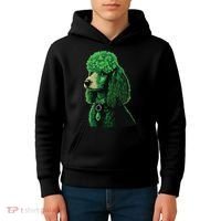 Funny Poodle Dog Miniature Poodle Toy Poodle St Patricks Kids Hoodie thumb 4