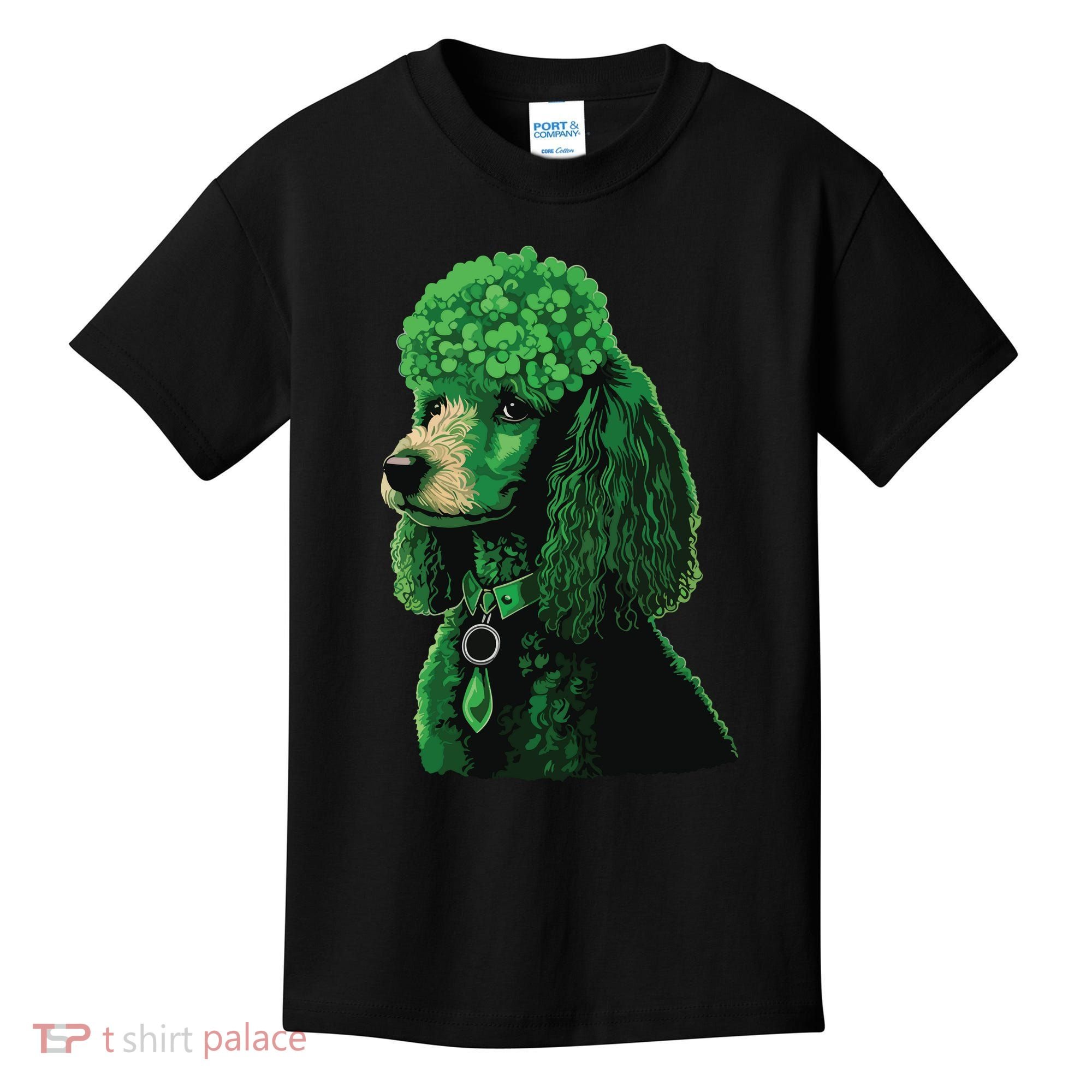 Funny Poodle Dog Miniature Poodle Toy Poodle St Patricks Kids T-Shirt