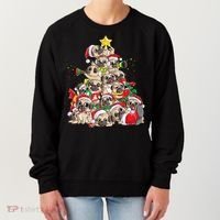 Funny Pug Dog Cute Christmas Gift Women's Sweatshirt thumb 0