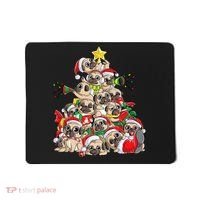 Funny Pug Dog Cute Christmas Gift Mousepad thumb 0
