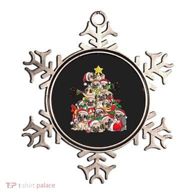 Funny Pug Dog Cute Christmas Gift Ornament
