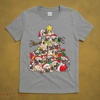 Funny Pug Dog Cute Christmas Gift T-Shirt thumb 5