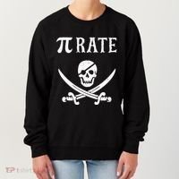 Funny Pi Day Pi Rate Pirate For Teachers Women's Sweatshirt thumb 0