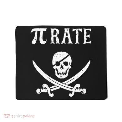 Funny Pi Day Pi Rate Pirate For Teachers Mousepad