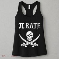 Funny Pi Day Pi Rate Pirate For Teachers Women's Tank Top thumb 3