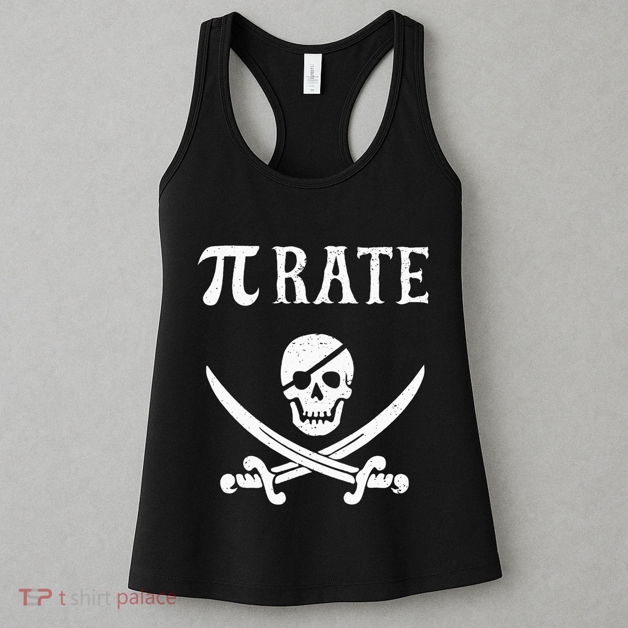 Funny Pi Day Pi Rate Pirate For Teachers Women's Tank Top