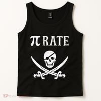 Funny Pi Day Pi Rate Pirate For Teachers Tank Top thumb 2