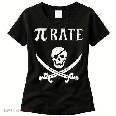 Funny Pi Day Pi Rate Pirate For Teachers Women's T-Shirt