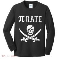Funny Pi Day Pi Rate Pirate For Teachers Kids Long Sleeve Shirt thumb 0