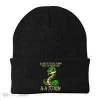 Funny Pi Day 314 PiThon Python Snake Joke Beanie thumb 0