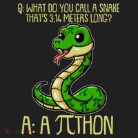 Funny Pi Day 314 PiThon Python Snake Joke Beanie thumb 2
