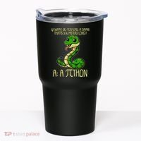 Funny Pi Day 314 PiThon Python Snake Joke Tumbler thumb 0