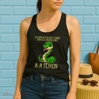 Funny Pi Day 314 PiThon Python Snake Joke Women's Tank Top thumb 2