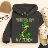 Funny Pi Day 314 PiThon Python Snake Joke Hoodie thumb 4