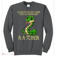 Funny Pi Day 314 PiThon Python Snake Joke Sweatshirt thumb 0