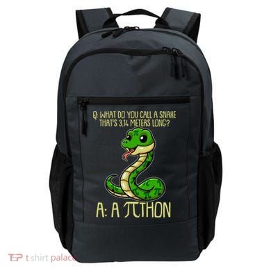 Funny Pi Day 314 PiThon Python Snake Joke Backpack
