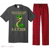 Funny Pi Day 314 PiThon Python Snake Joke Pajama Set thumb 0