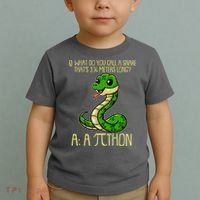 Funny Pi Day 314 PiThon Python Snake Joke Toddler T-Shirt thumb 2