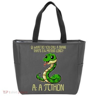 Funny Pi Day 314 PiThon Python Snake Joke Tote Bag
