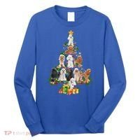 Funny Poodles Dog Merry Christmas Tree Poodles Lover Xmas Gift Long Sleeve Shirt thumb 0