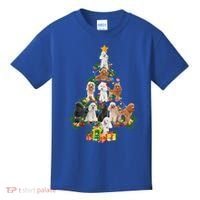 Funny Poodles Dog Merry Christmas Tree Poodles Lover Xmas Gift Kids T-Shirt thumb 0