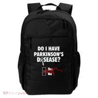Funny Parkinsons Disease Awareness Yes No Gift Warrior Survivor Backpack thumb 0