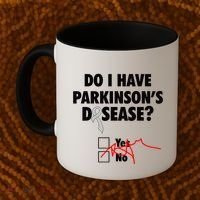 Funny Parkinsons Disease Awareness Yes No Gift Warrior Survivor Coffee Mug thumb 2