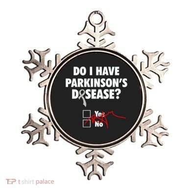 Funny Parkinsons Disease Awareness Yes No Gift Warrior Survivor Ornament