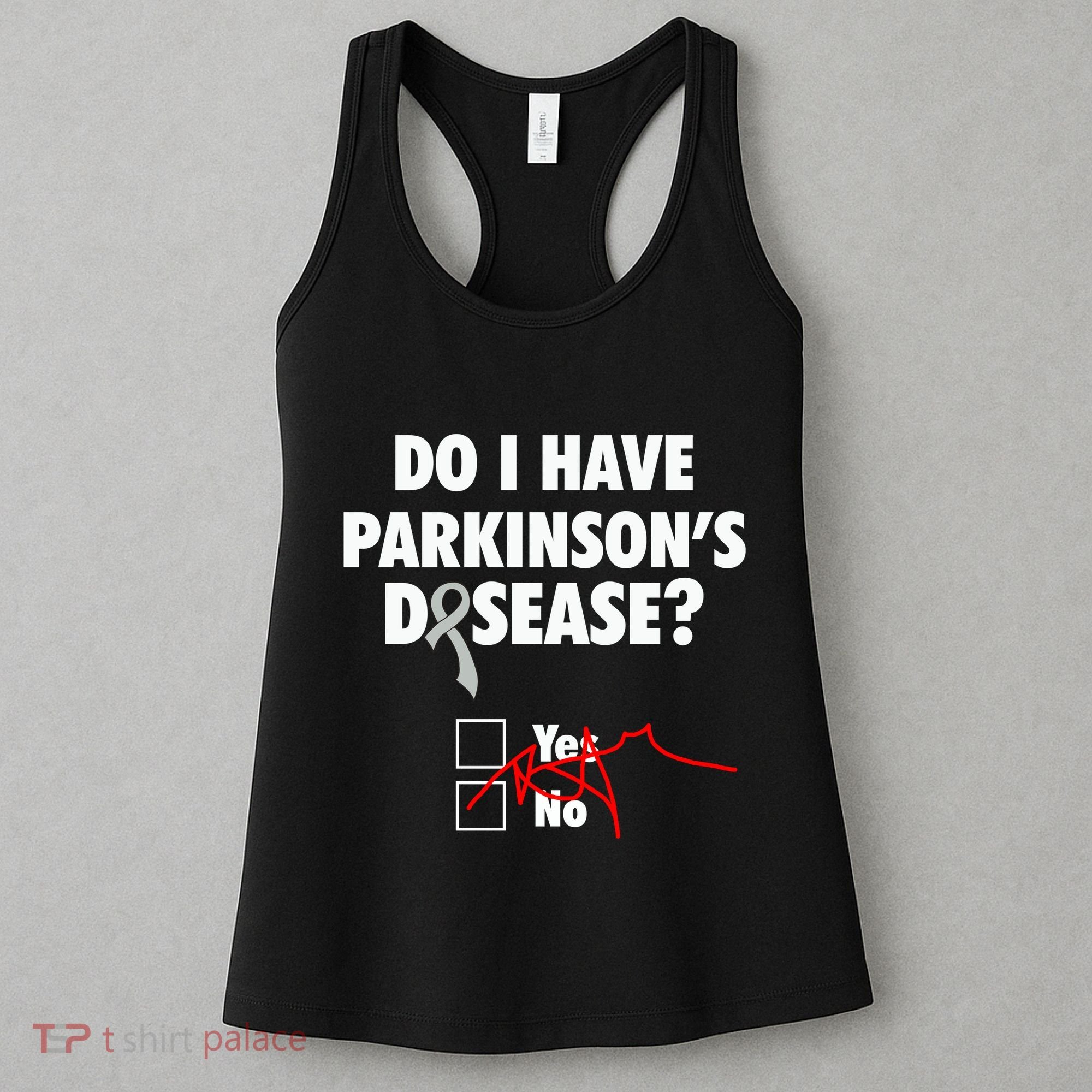 Funny Parkinsons Disease Awareness Yes No Gift Warrior Survivor Women's Tank Top