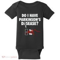 Funny Parkinsons Disease Awareness Yes No Gift Warrior Survivor Baby Bodysuit thumb 0
